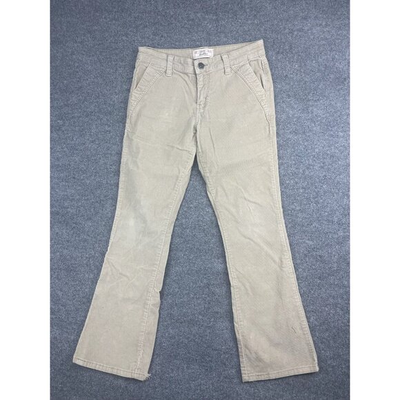 VNTG Levi Strauss Corduroy Pants Women's 8 Brown Stretch Bootcut Casual Western - Picture 1 of 12